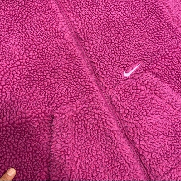 Nike Women’s Plush Jacket Pink M - Picture 6 of 6